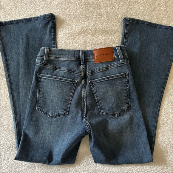 Lucky Brand Blue Flare Wide Leg Jeans - Picture 3 of 9